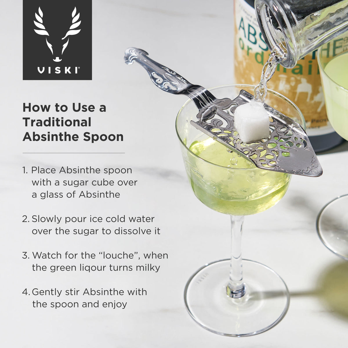 Stainless Steel Absinthe Spoon Viski®