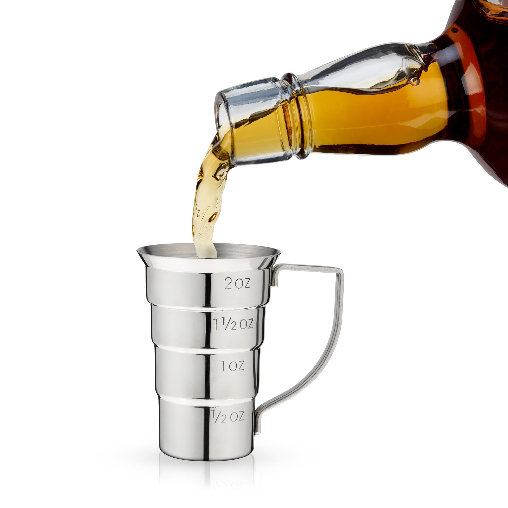 Harrison Stainless Steel Stepped Jigger Viski®