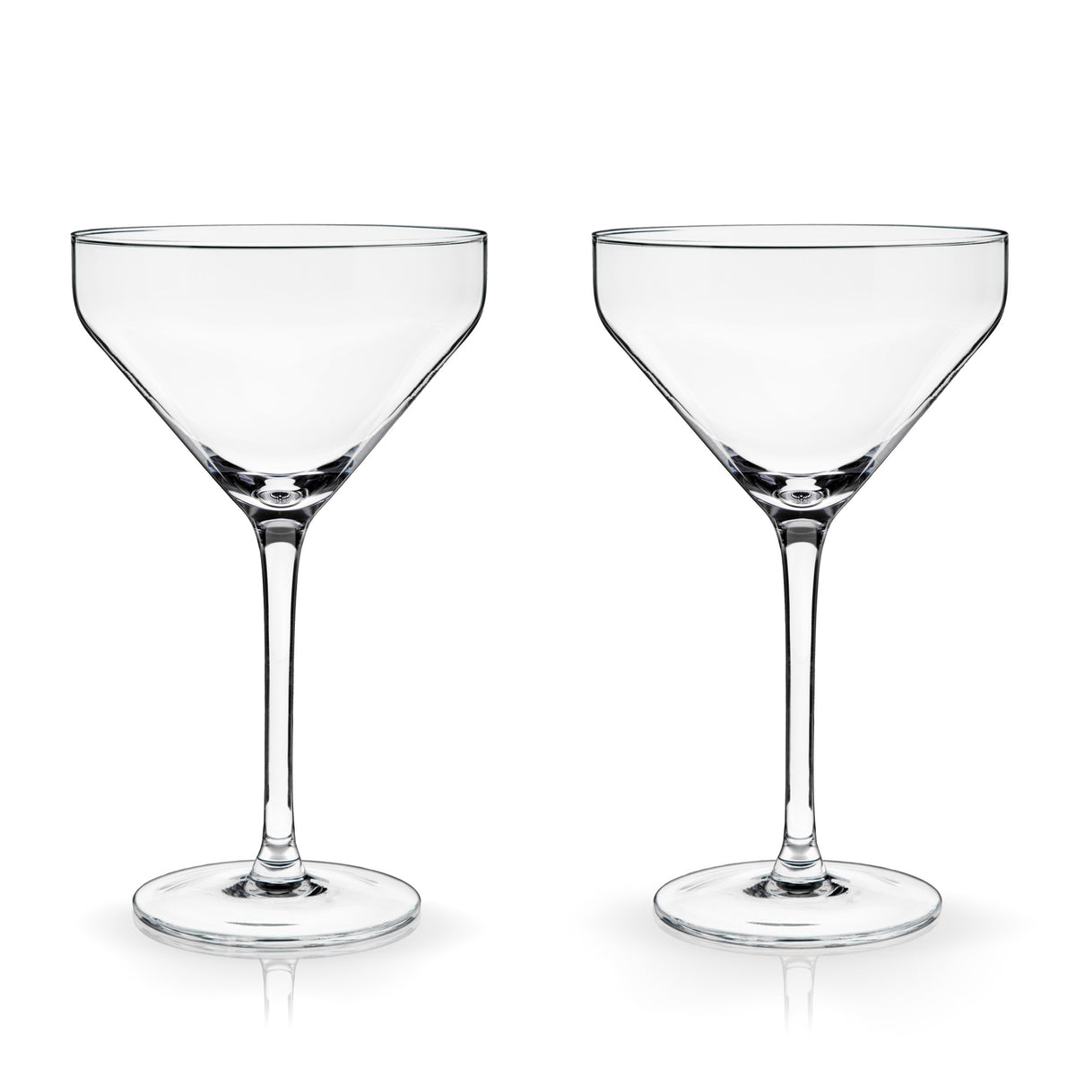 Raye Angled Crystal Martini Glasses Viski® (Set of 2)