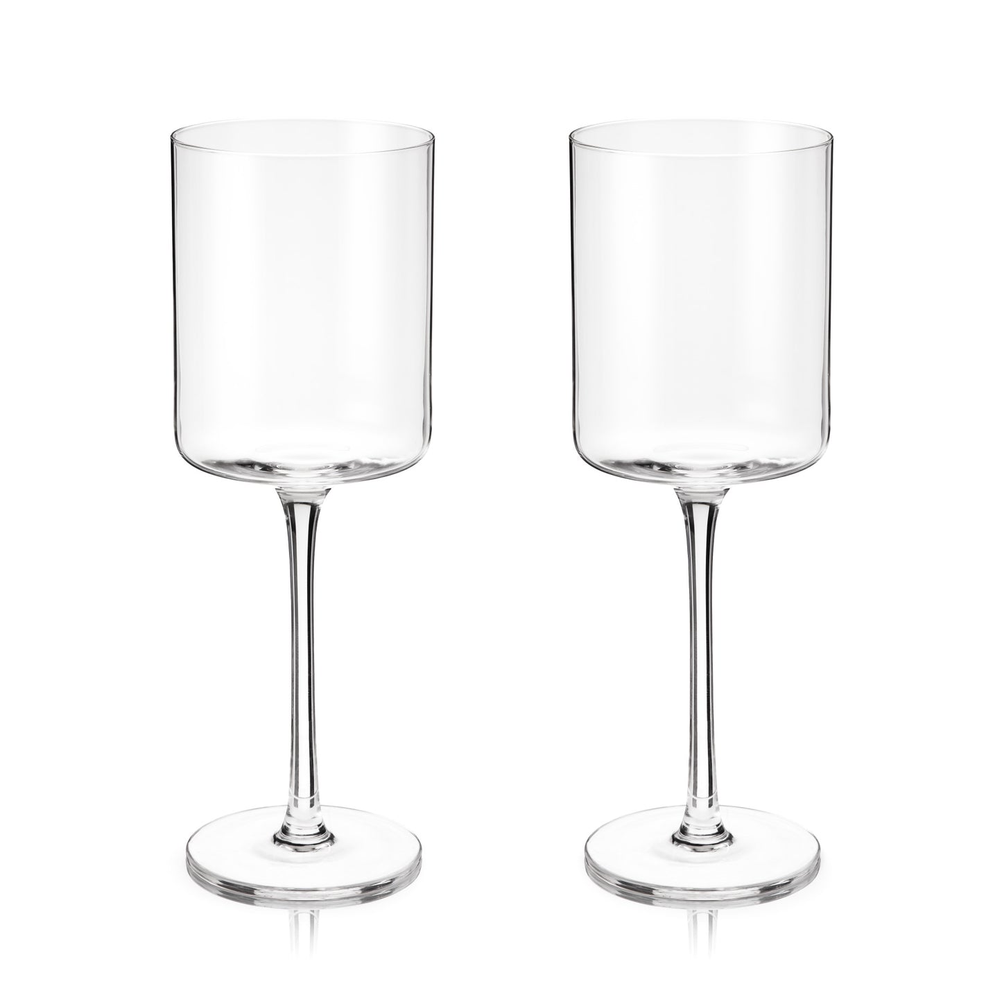 Laurel Crystal White Wine Glasses Viski® (Set of 2)