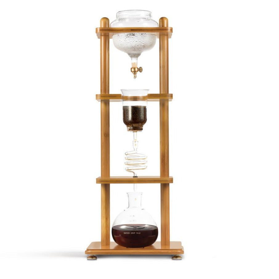 Yama Glass Cold Brew Tower Bamboo Frame 6-8 Cup | Barsonist