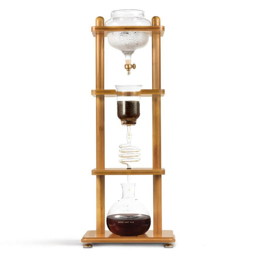 Yama Glass Cold Brew Tower Bamboo Frame 6-8 Cup | Barsonist