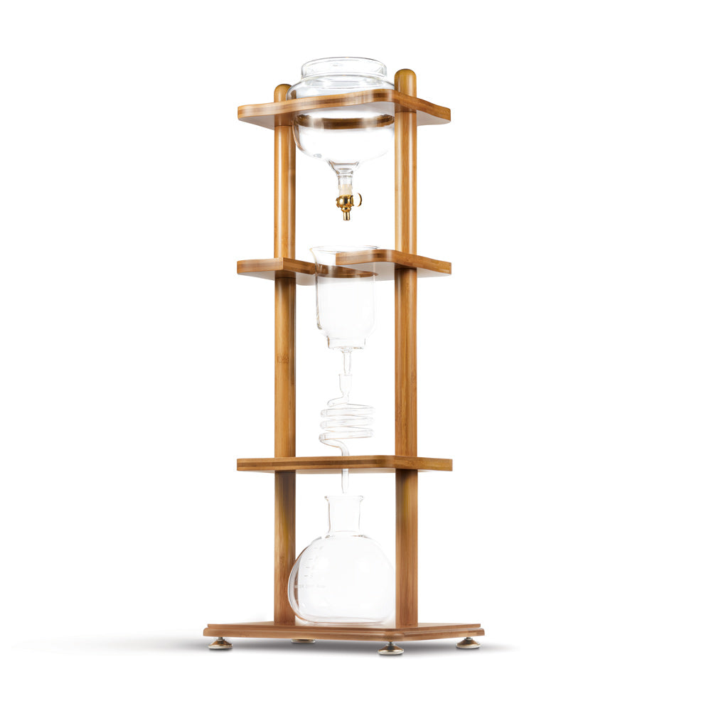 Yama Glass Cold Brew Tower Bamboo Frame 6-8 Cup | Barsonist