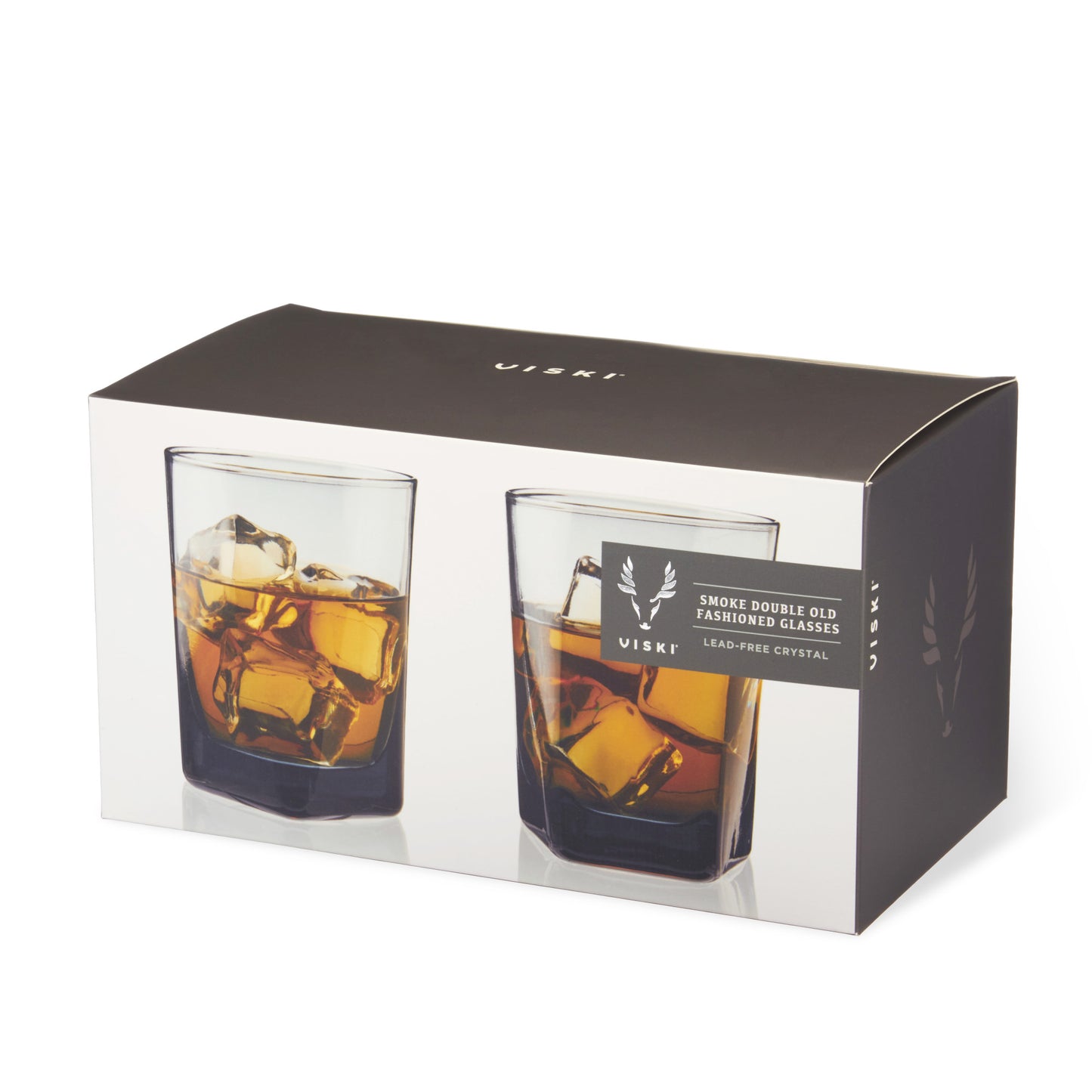 Warren Smoke Double Old Fashioned Glasses Viski® (Set of 2)