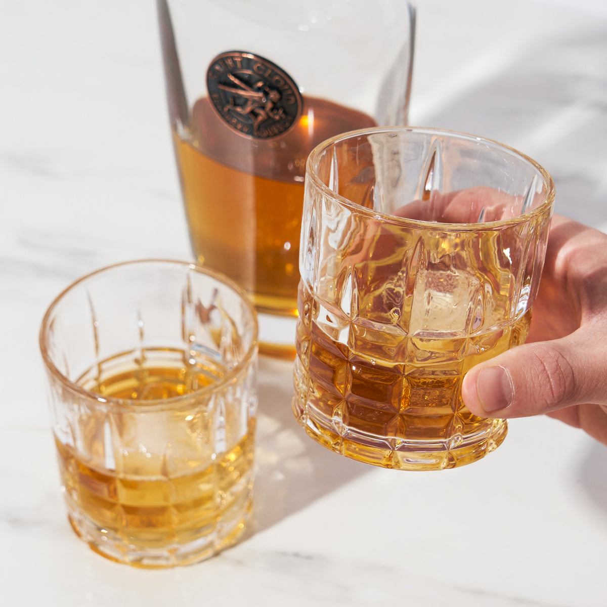 Highland Crystal Rocks Glasses Viski® (Set of 4)