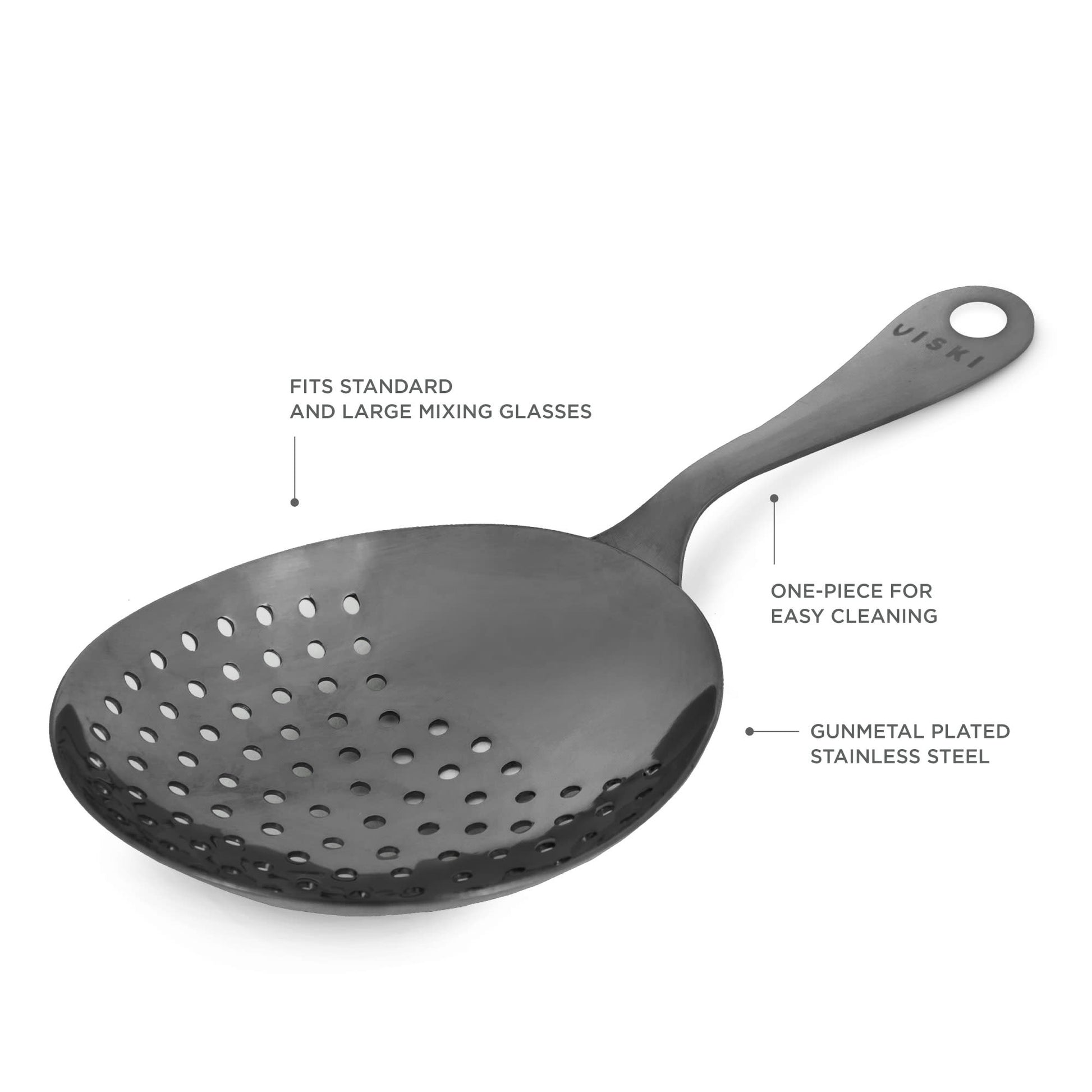 Gunmetal Julep Strainer Viski®