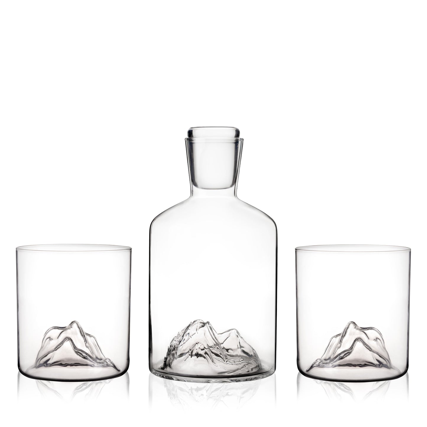 3 Piece Mountain Decanter and Tumbler Set Viski®