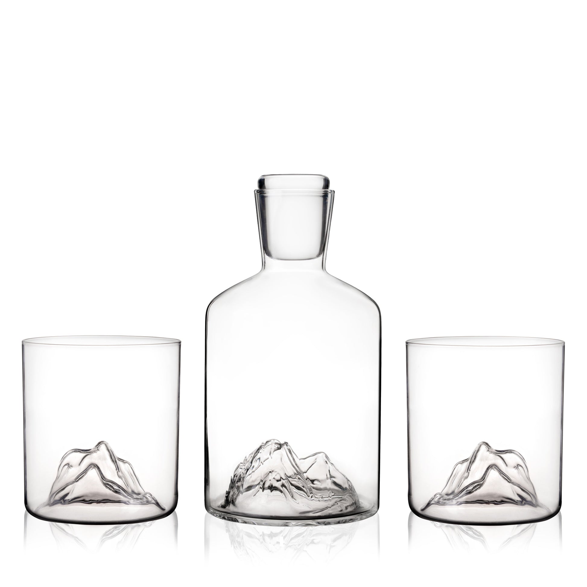 3 Piece Mountain Decanter and Tumbler Set Viski®
