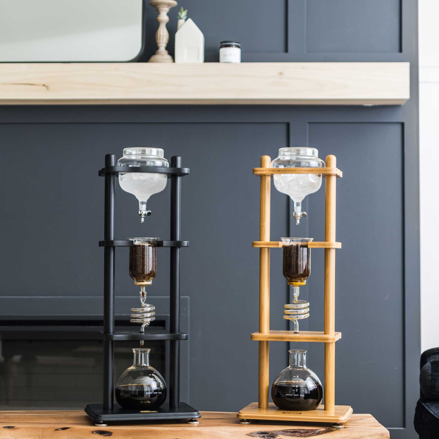 Yama Glass Cold Brew Tower Bamboo Frame 6-8 Cup | Barsonist