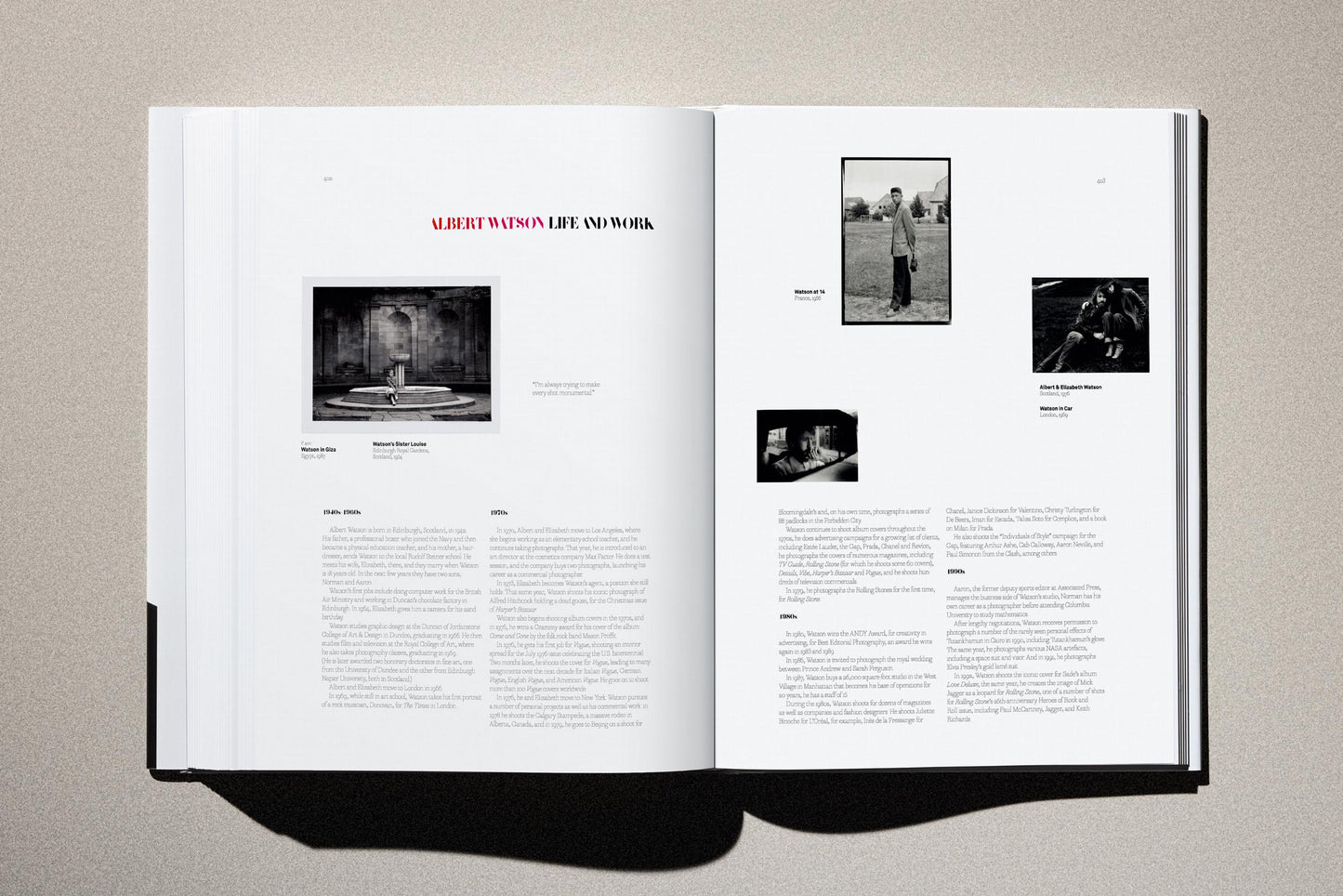 Albert Watson: Kaos Photography Monograph | Barsonist