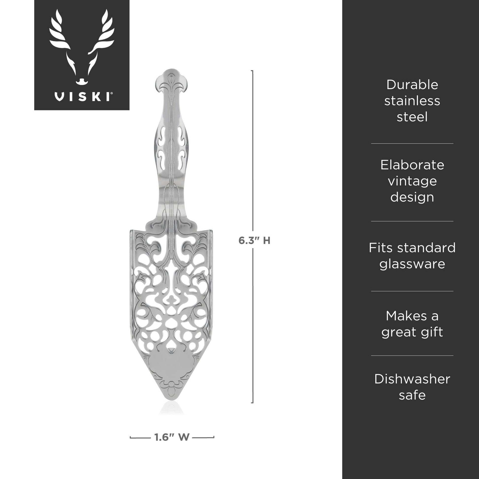 Stainless Steel Absinthe Spoon Viski®