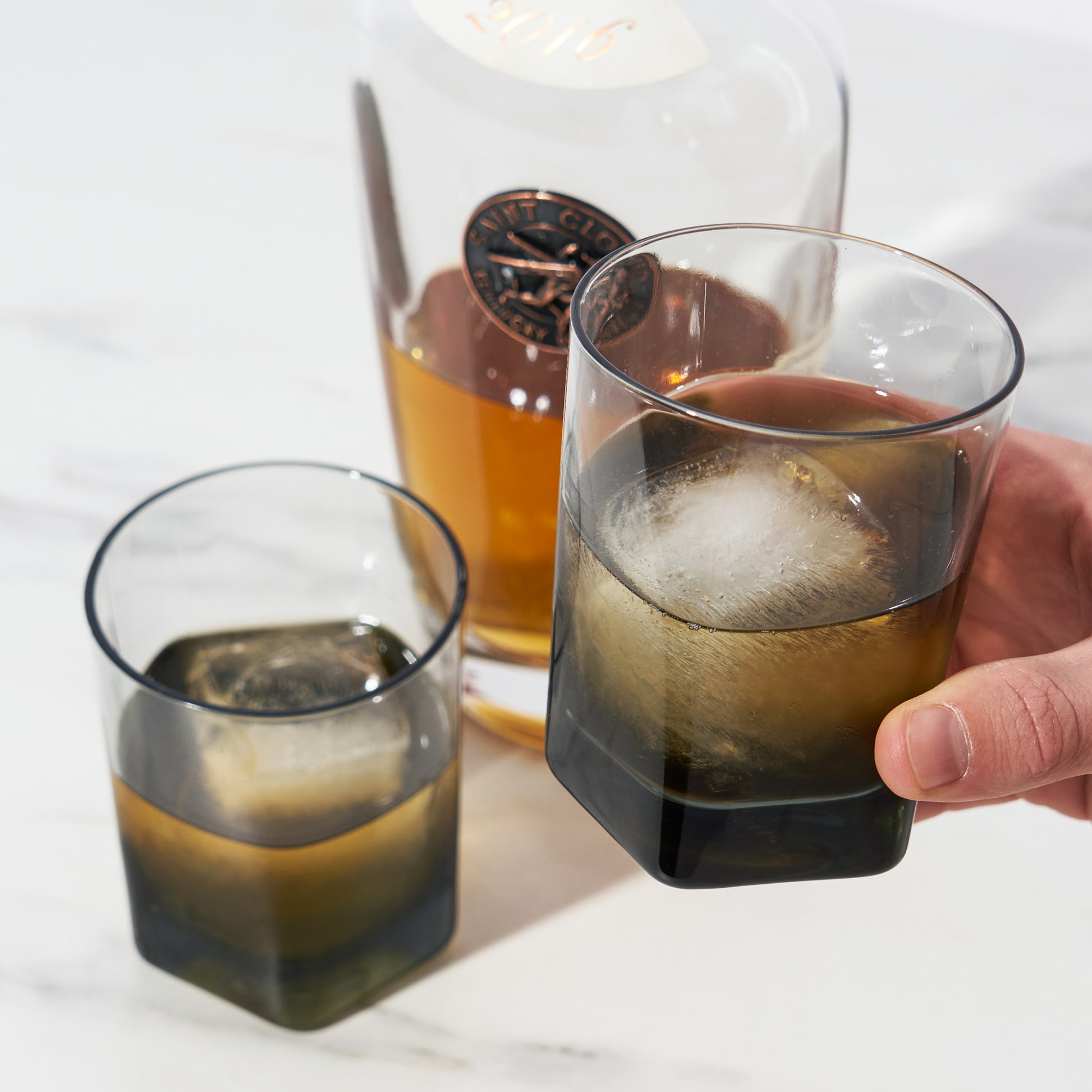 Warren Smoke Double Old Fashioned Glasses Viski® (Set of 2)