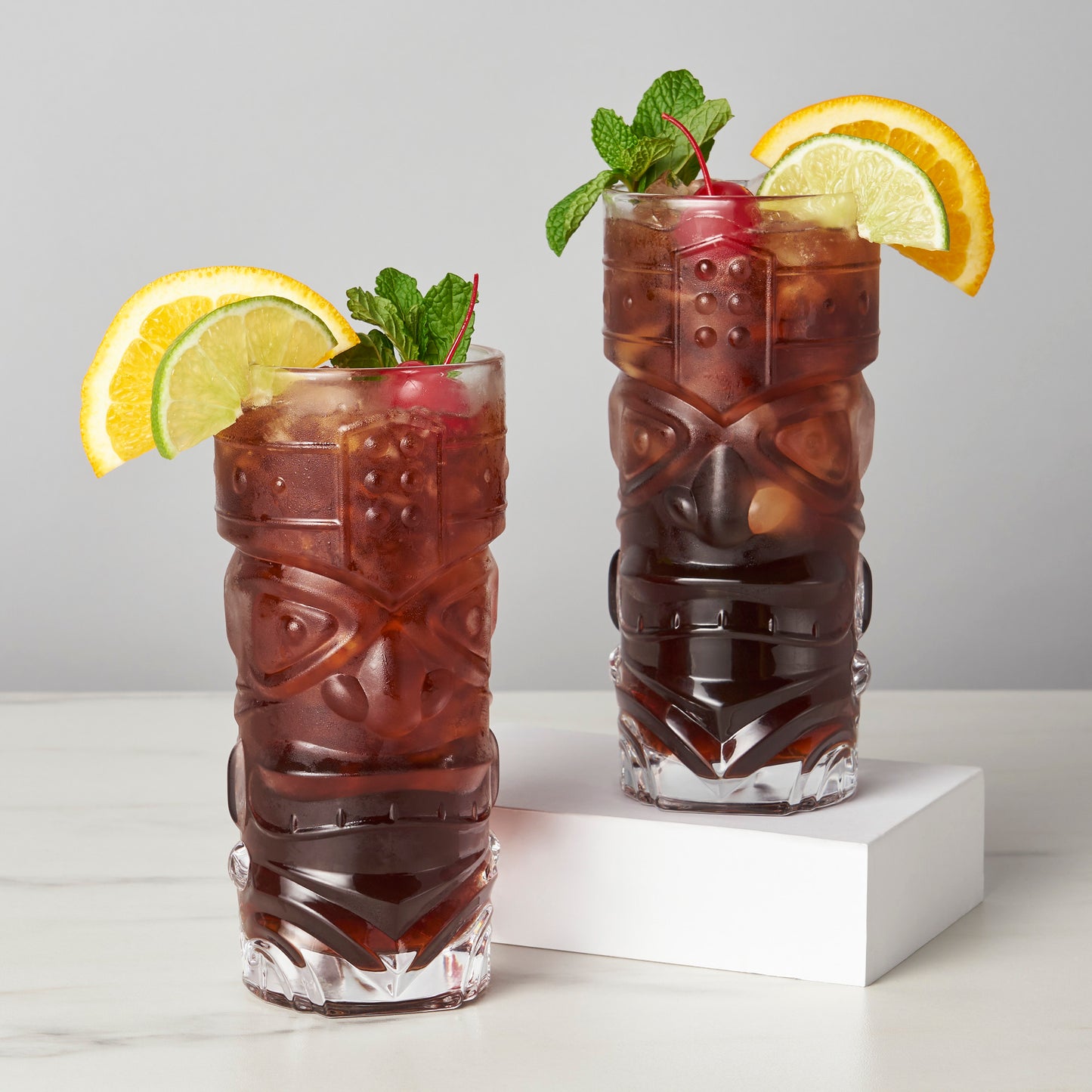 Pacific Crystal Tiki Glasses Viski® (Set of 2)