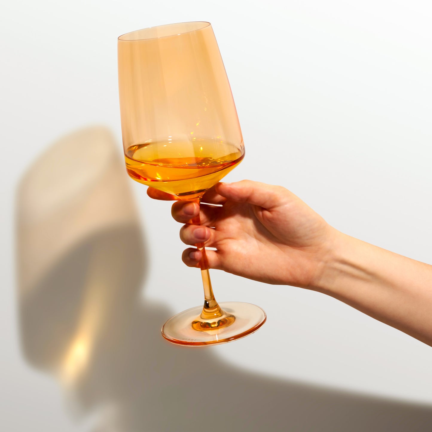 Reserve Nouveau Topaz Wine Glasses Viski® (Set of 2)