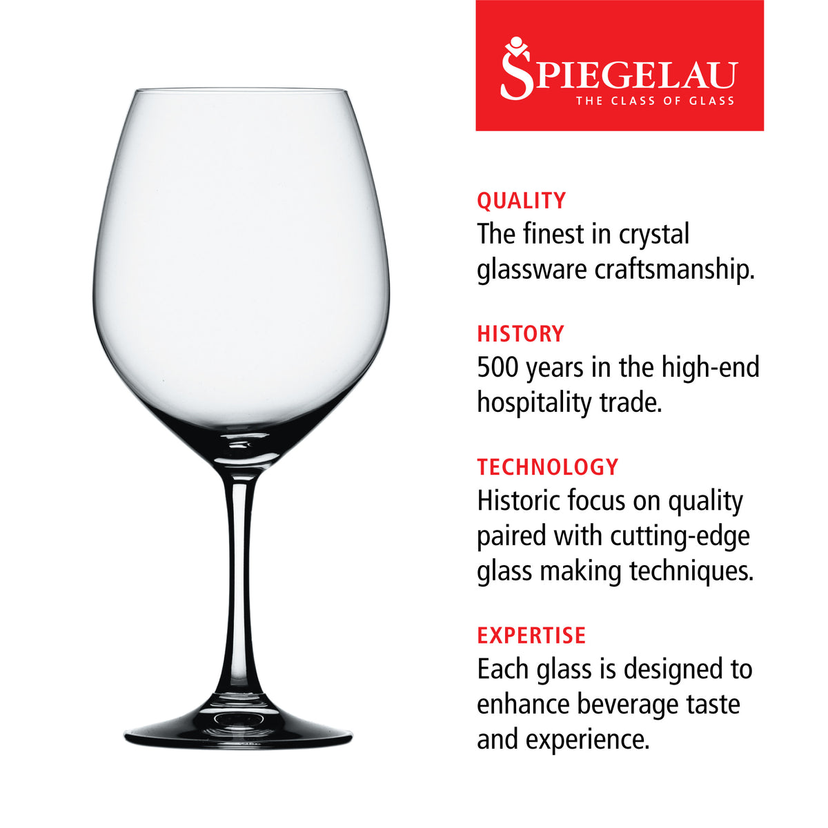 Spiegelau 25 Oz Vino Grande Burgundy Glasses (Set of 4)