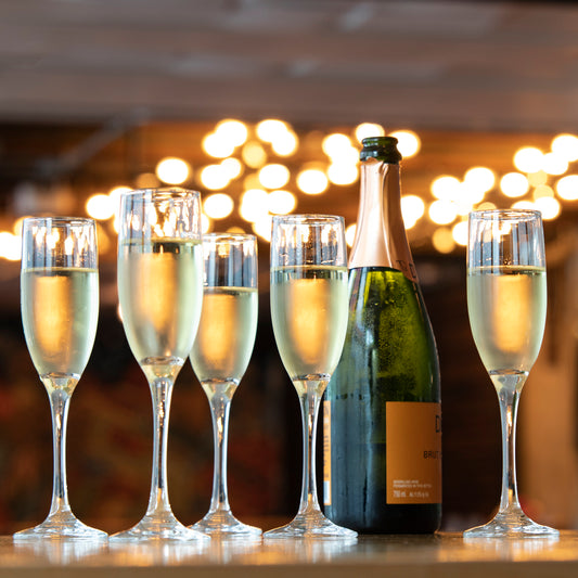 Stemmed Champagne Flutes set of 6 by True