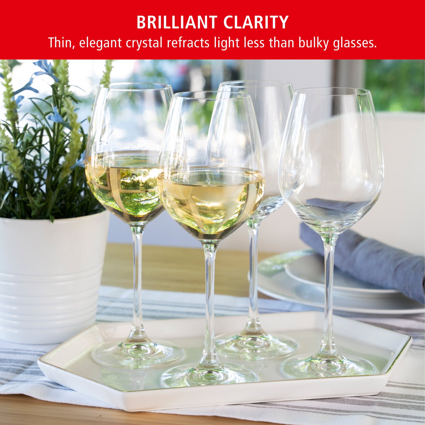 Spiegelau Salute 16.4 oz White Wine Glasses, Set of 4 | Barsonist