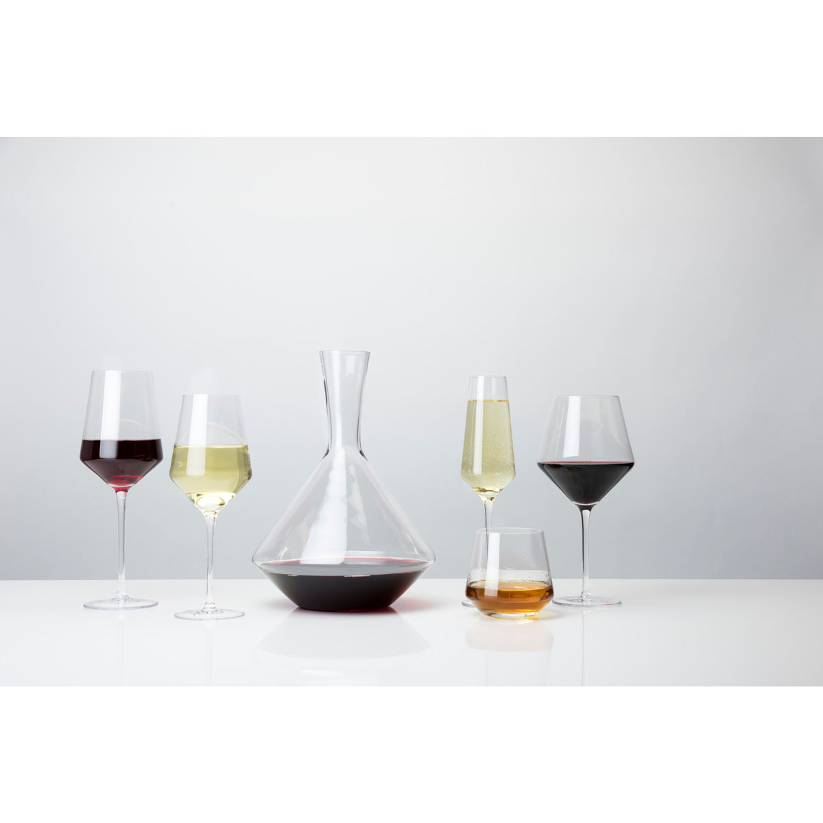 Raye Crystal Angled Champagne Flutes Viski® (Set of 2)