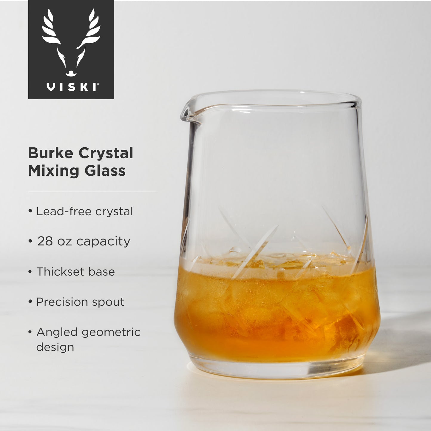 Burke 28 Oz Cocktail Mixing Glass Viski®