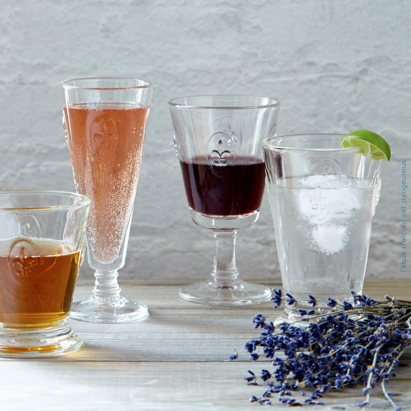 Fleur de Lys Wine Glasses Set of 6 by La Rochère | Barsonist