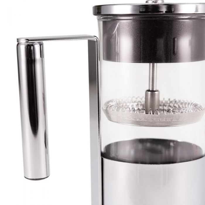 Yama Glass 2 Cup French Press - 8oz | Borosilicate Glass Single-Serve Immersion Brewer | Barsonist