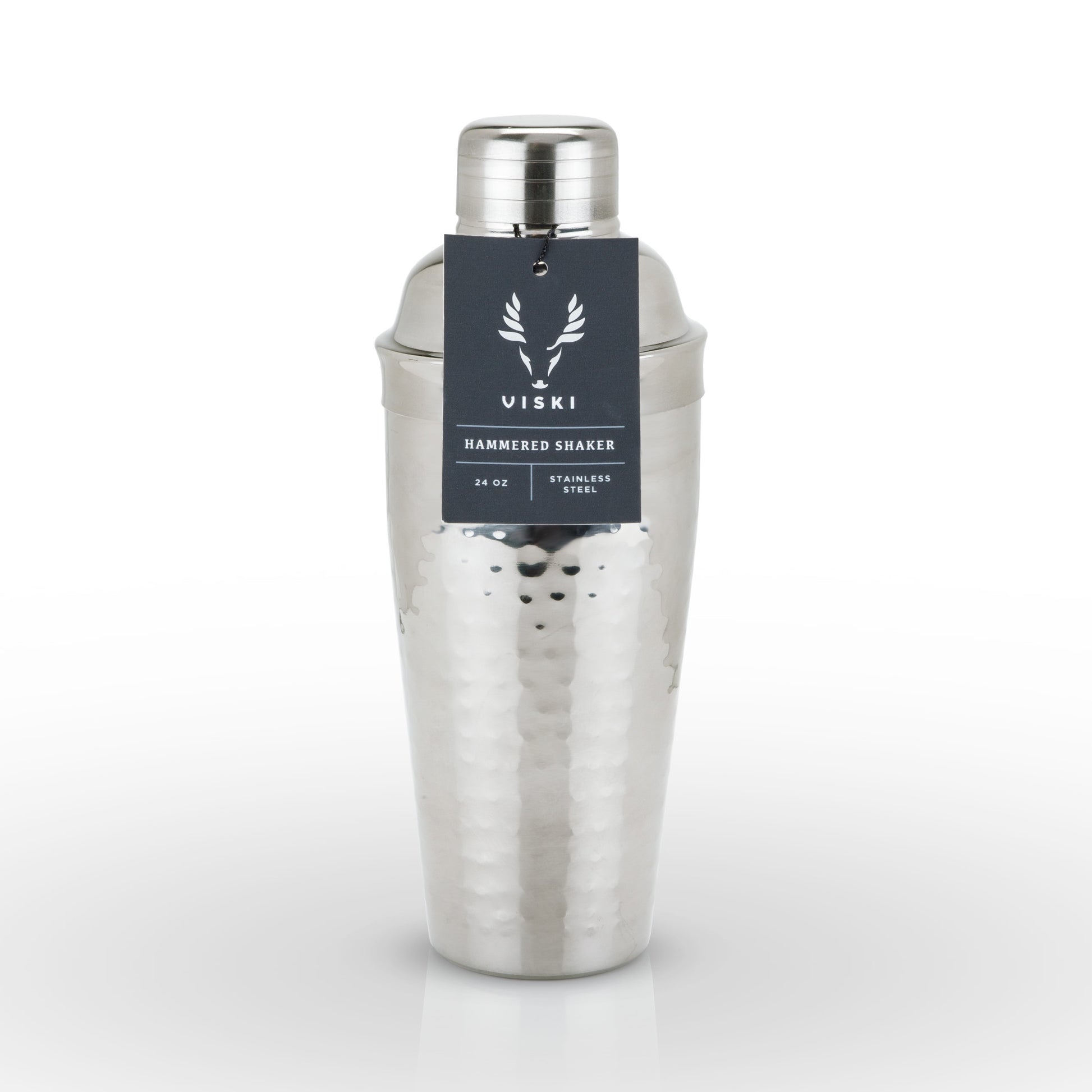 Irving 24 oz Hammered Stainless Steel Cocktail Shaker by Viski | Barsonist