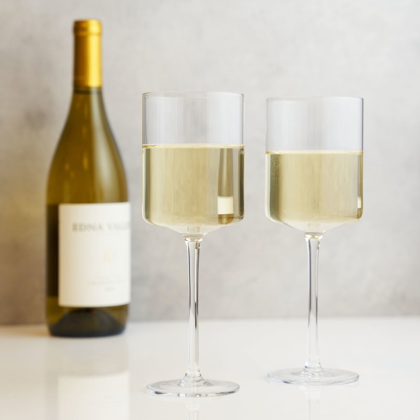 Laurel Crystal White Wine Glasses Viski® (Set of 2)