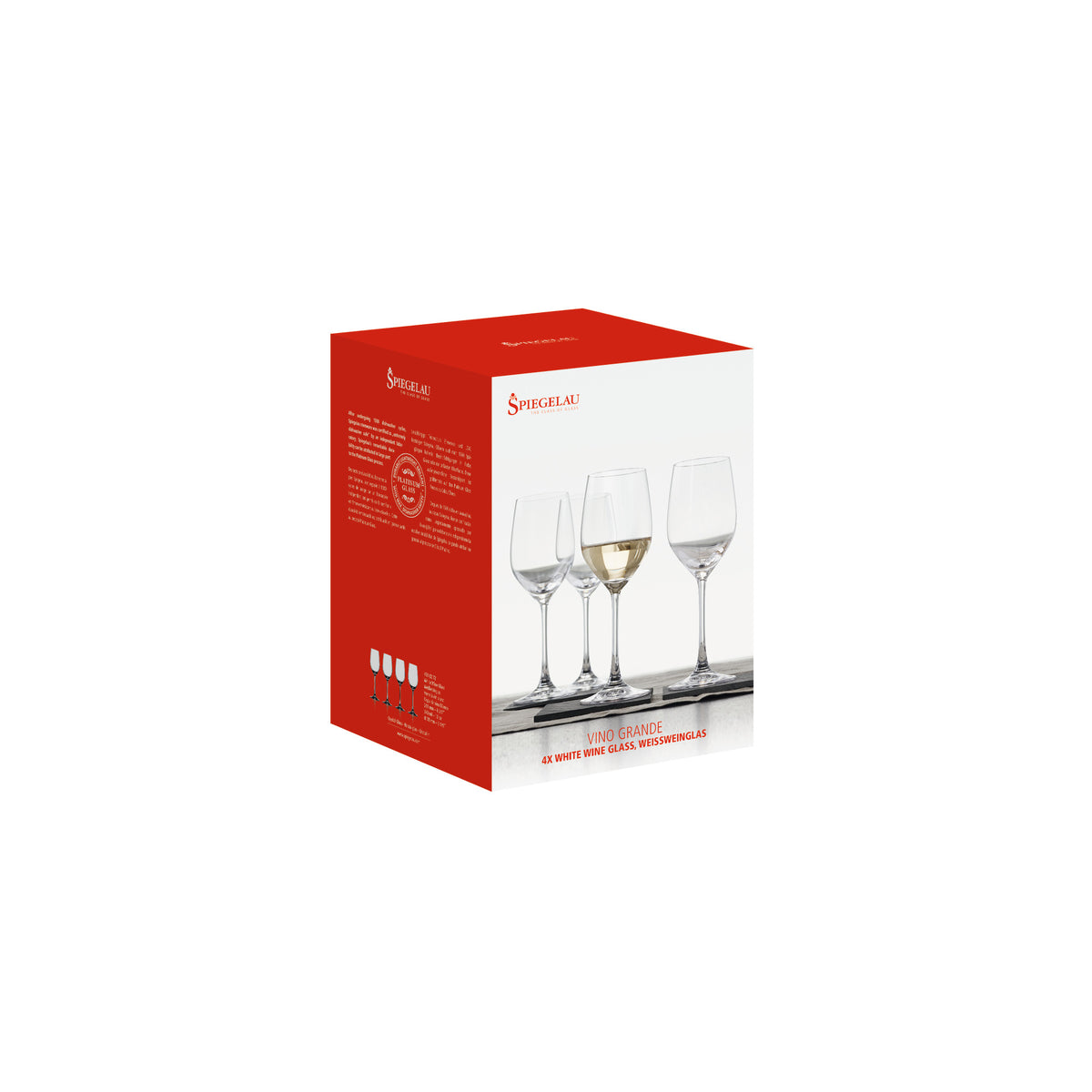 Spiegelau 12 Oz Vino Grande White Wine Glasses (Set of 4)