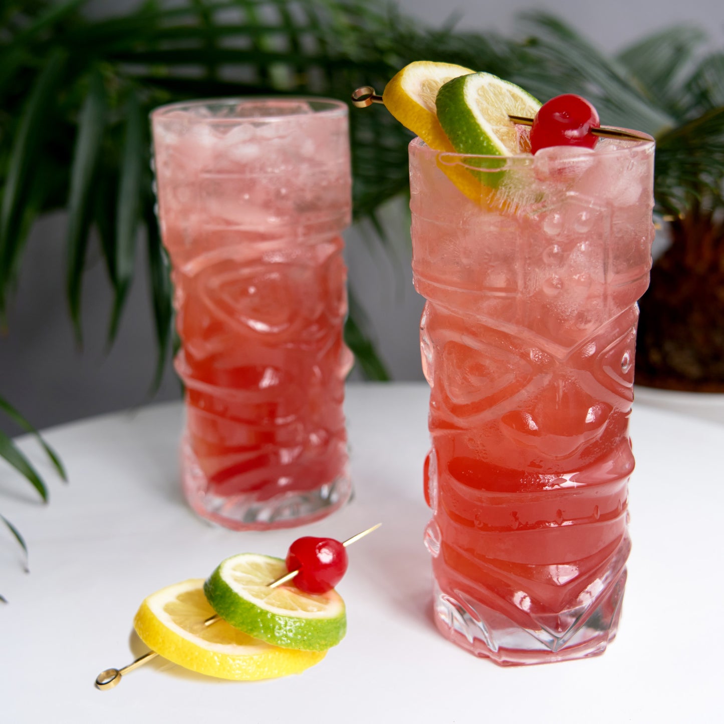 Pacific Crystal Tiki Glasses Viski® (Set of 2)