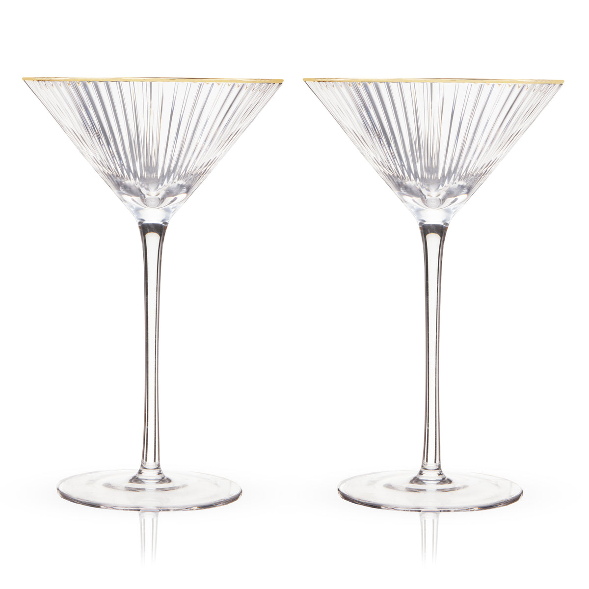 Meridian Crystal Martini Glasses Viski® (Set of 2)