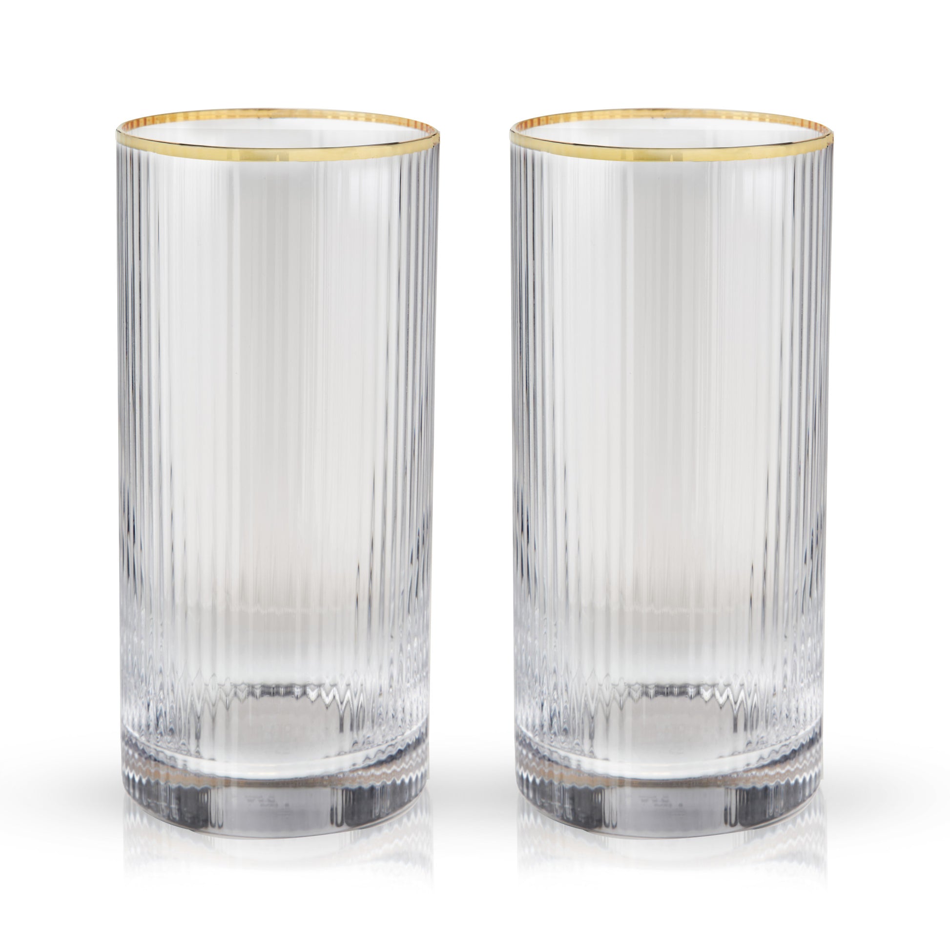 Meridian Crystal Highball Glasses Viski® (Set of 2)