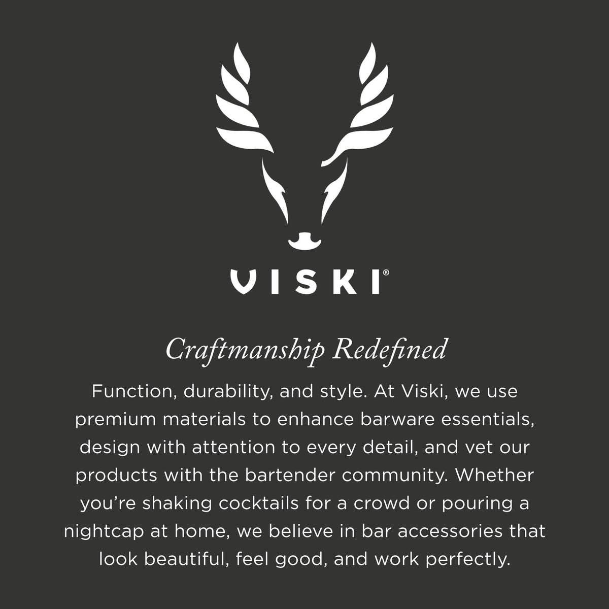 4 Piece Stainless Steel Mixologist Barware Set Viski®