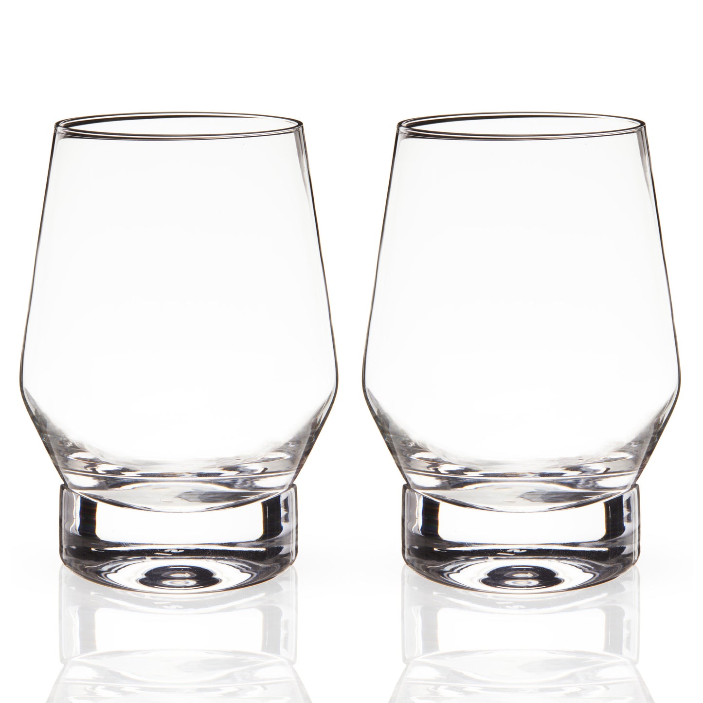 Raye Weighted Crystal Whiskey Glasses Viski® (Set of 2)