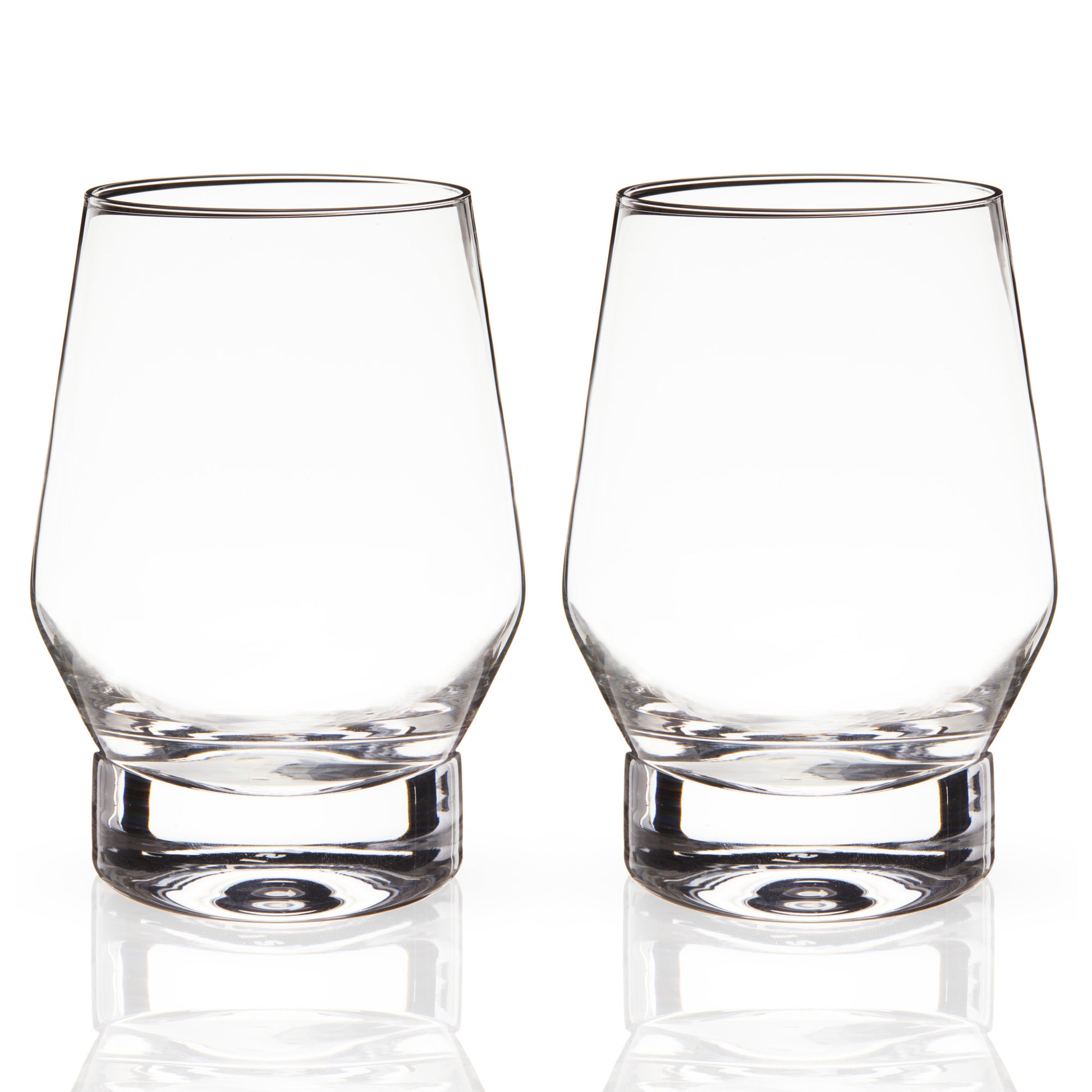 Raye Weighted Crystal Whiskey Glasses Viski® (Set of 2)