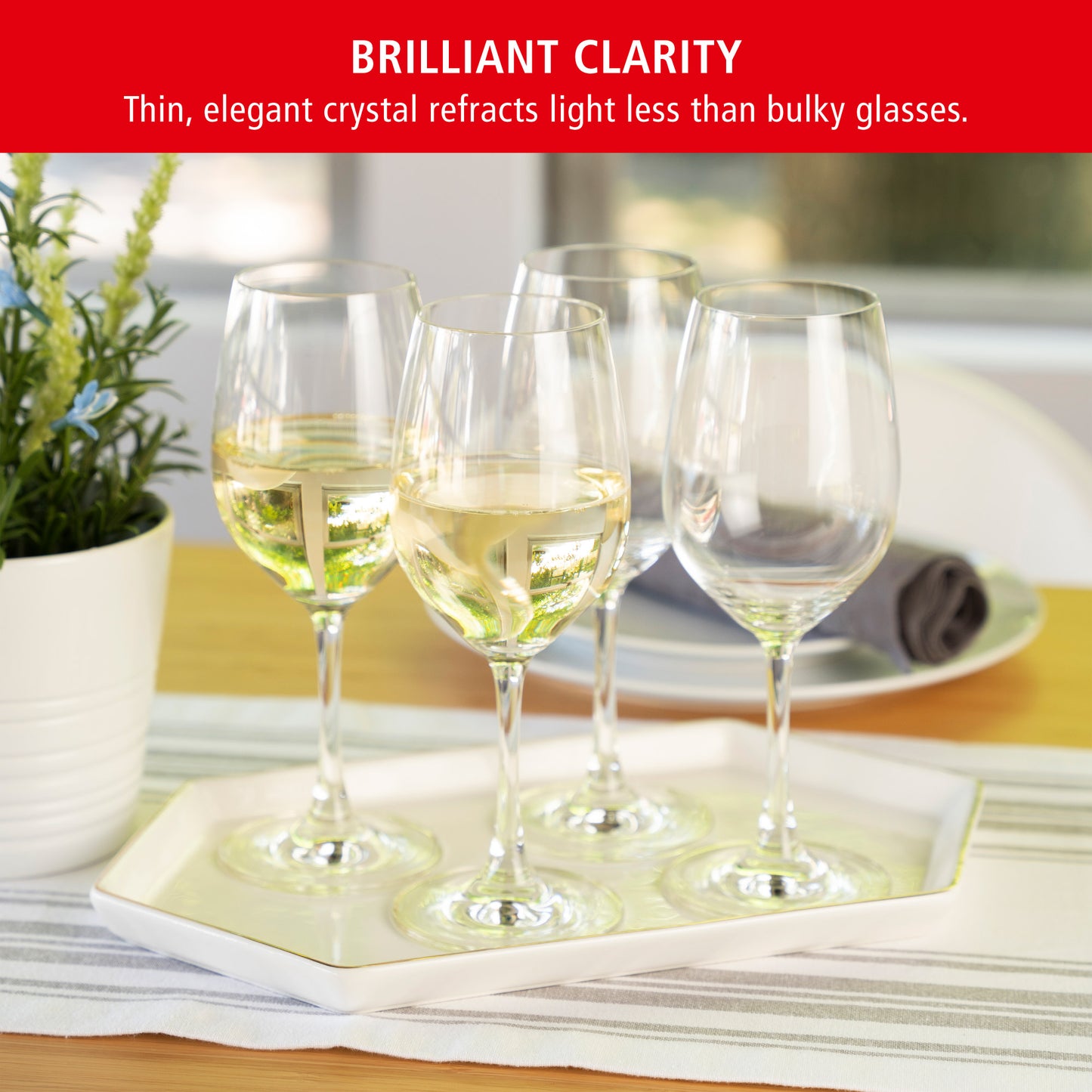 Spiegelau Wine Lovers 13.4 Oz White Wine Glasses (Set of 4)