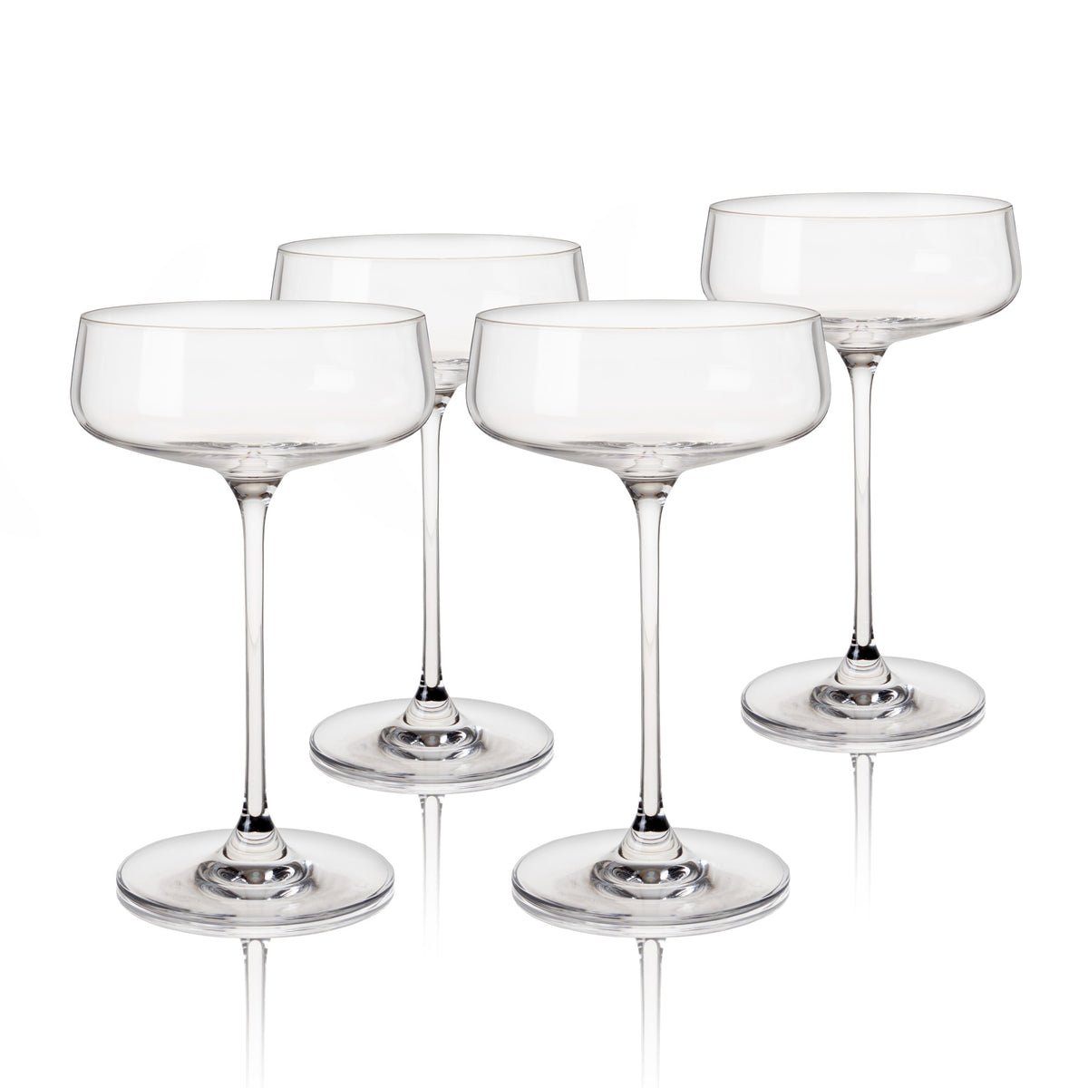 Reserve Julien Crystal Coupe Glasses Viski® (Set of 4)