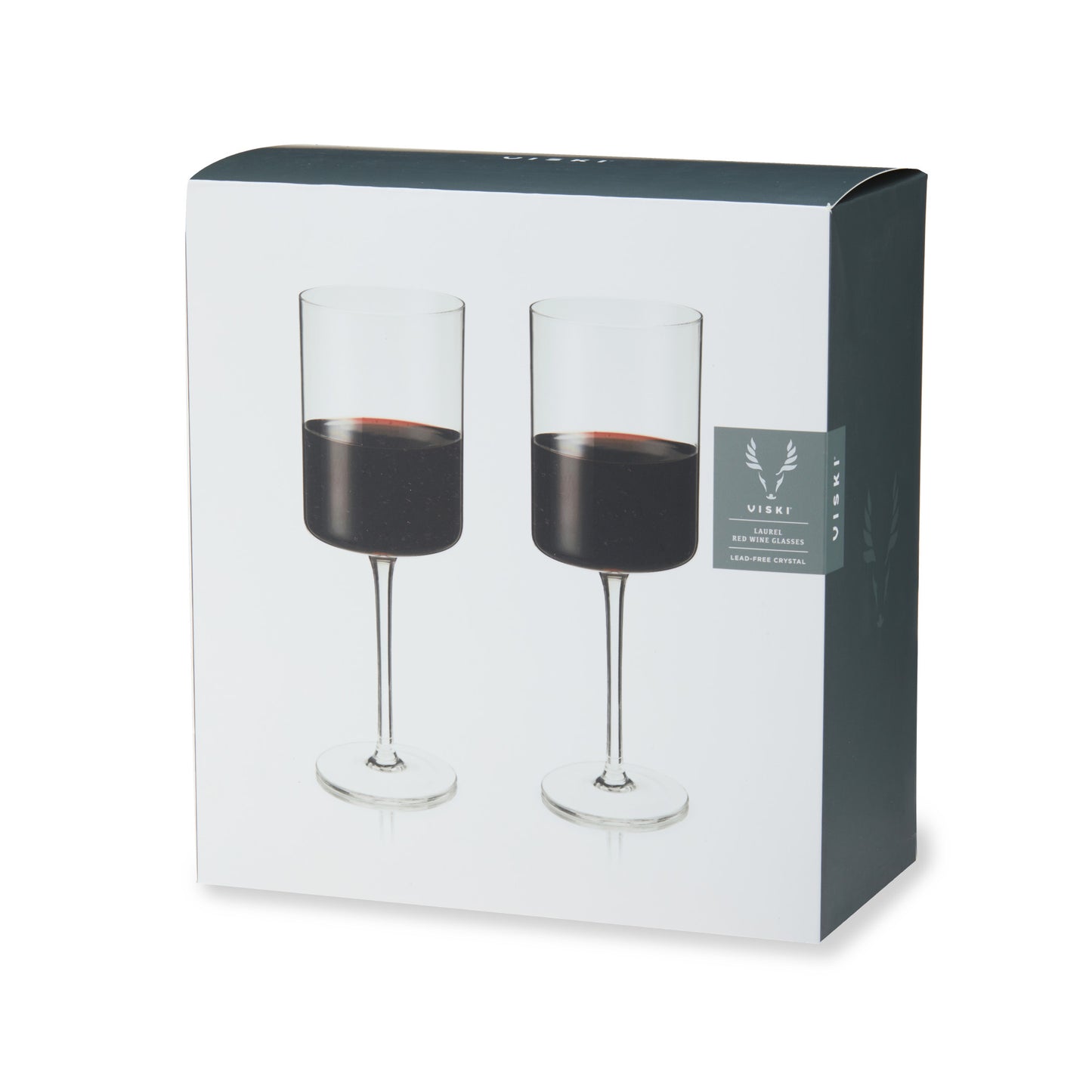 Laurel Crystal Red Wine Glasses Viski® (Set of 2)