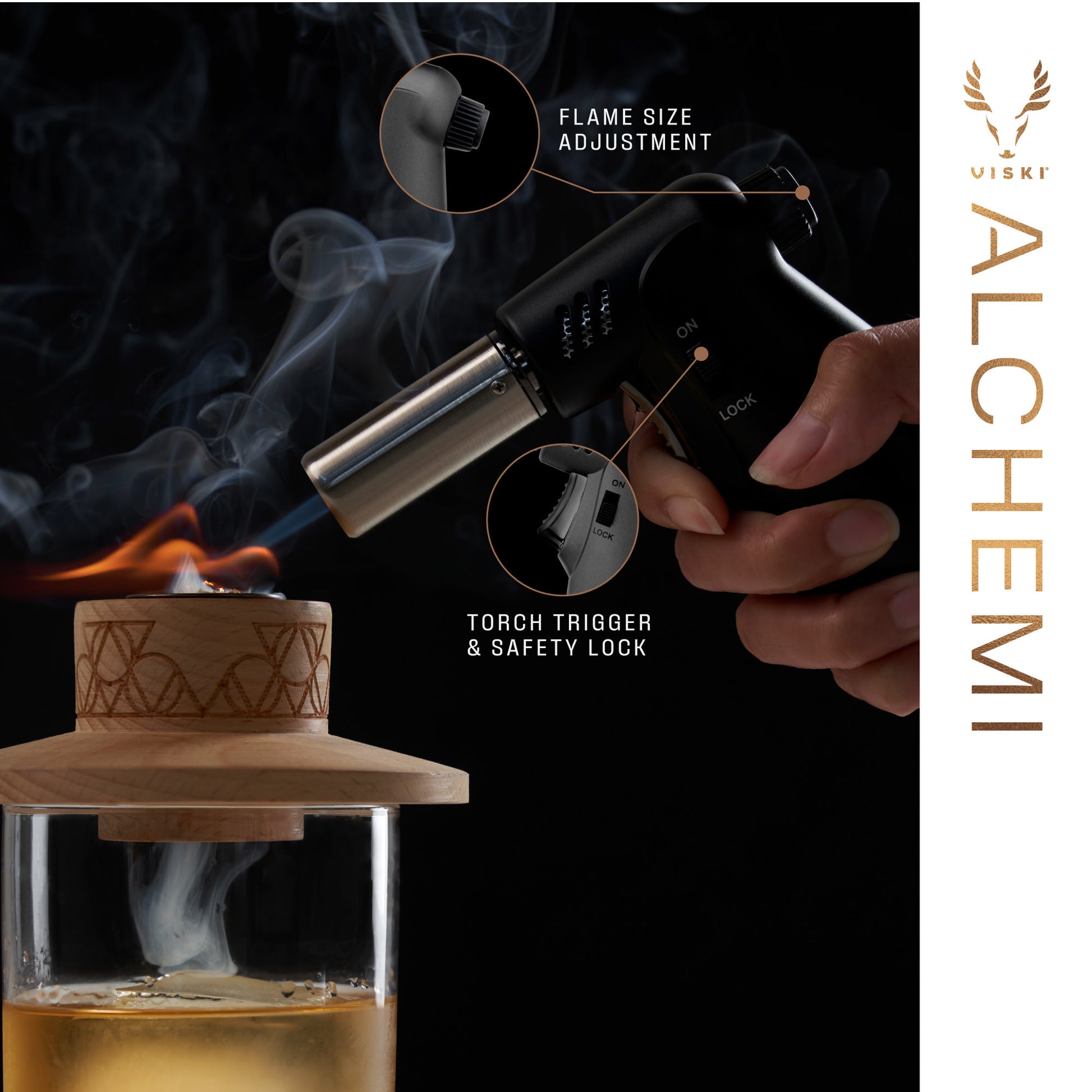 Alchemi Black Bartender's Torch Viski®