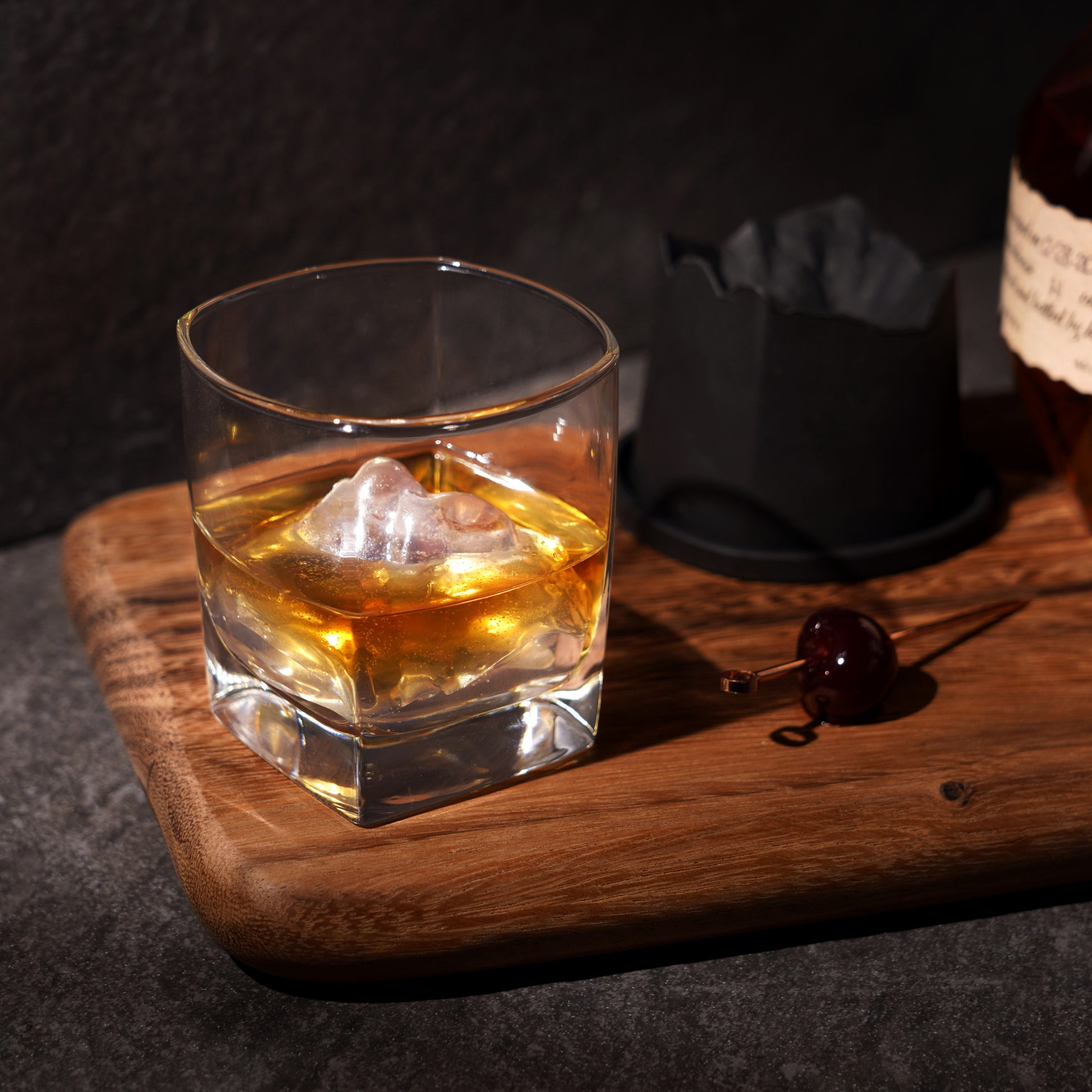 2 Piece Glacier Mountain Ice Mold Glass Set Viski®