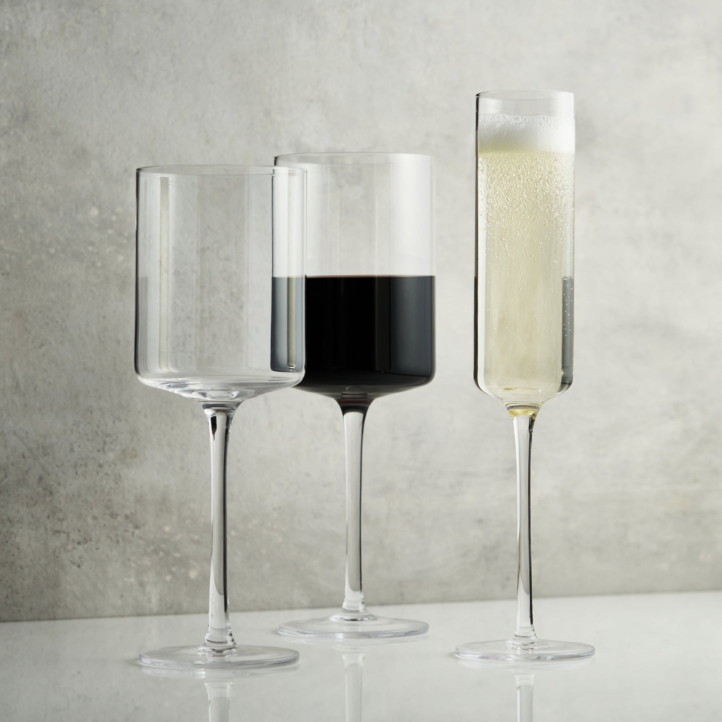 Laurel Crystal Red Wine Glasses Viski® (Set of 2)