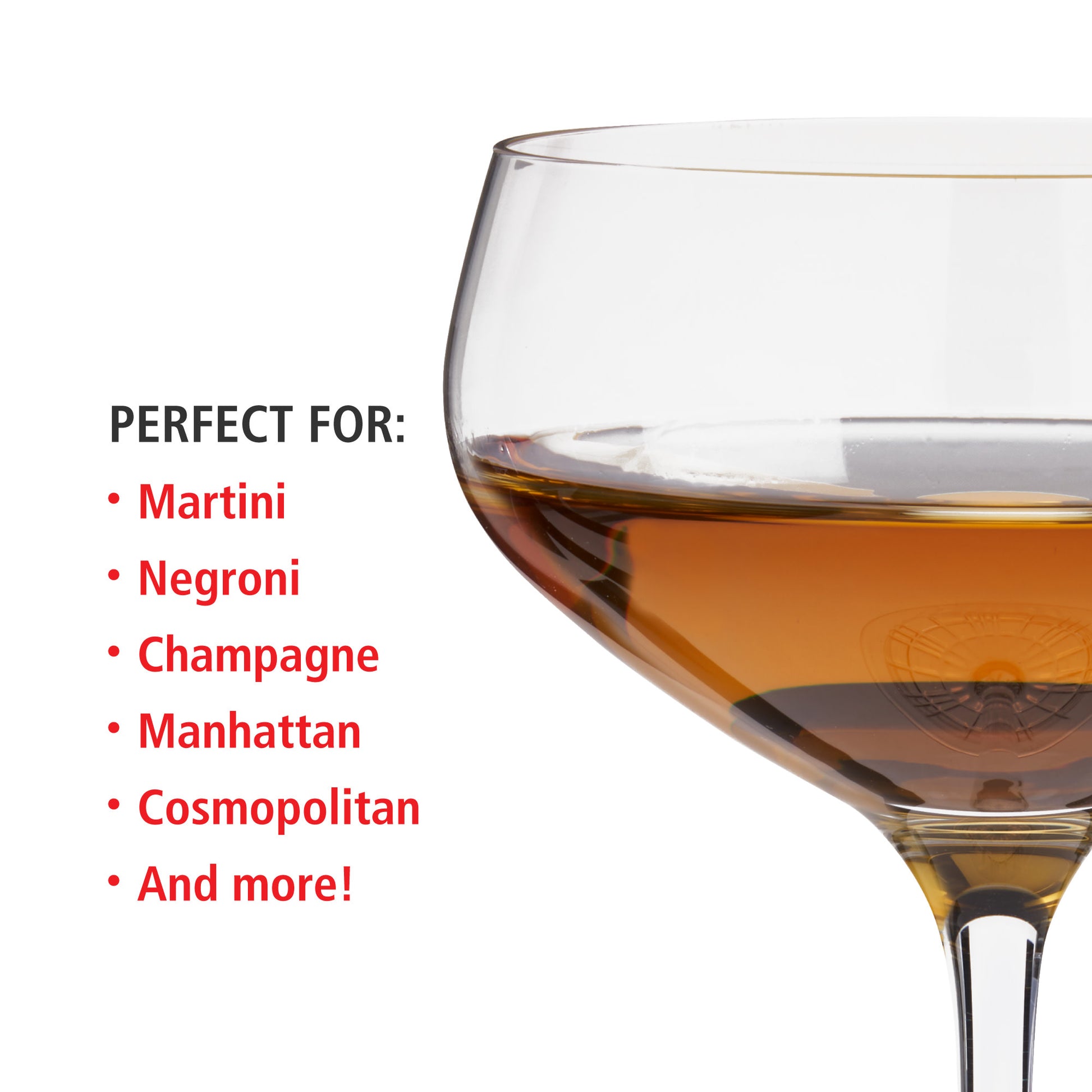 Spiegelau 8.3 Oz Perfect Coupette Glasses (Set of 4)