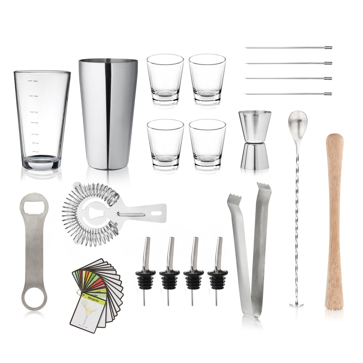 Mixologist 20 Piece Barware Set by True