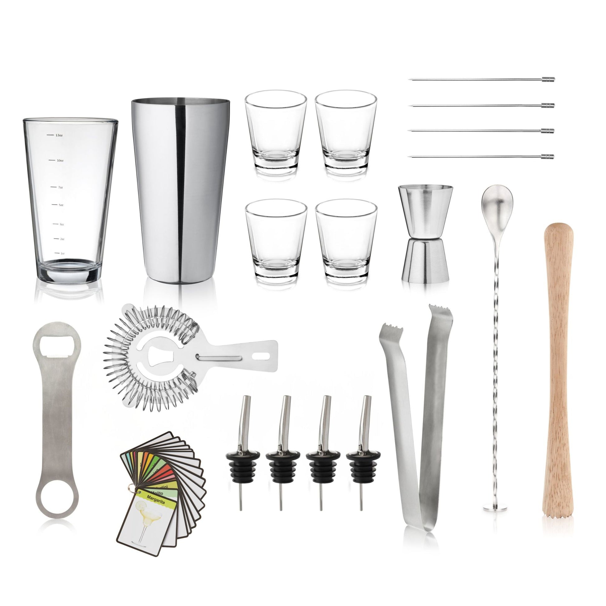 Mixologist 20 Piece Barware Set by True