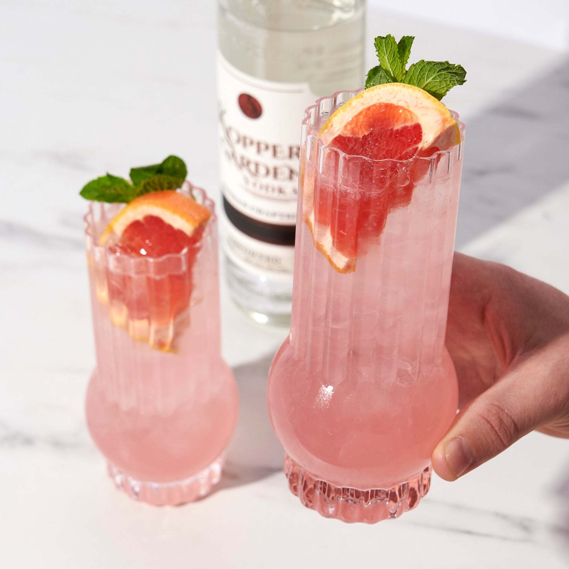 Raye Deco Crystal Highball Glasses Viski® (Set of 2)