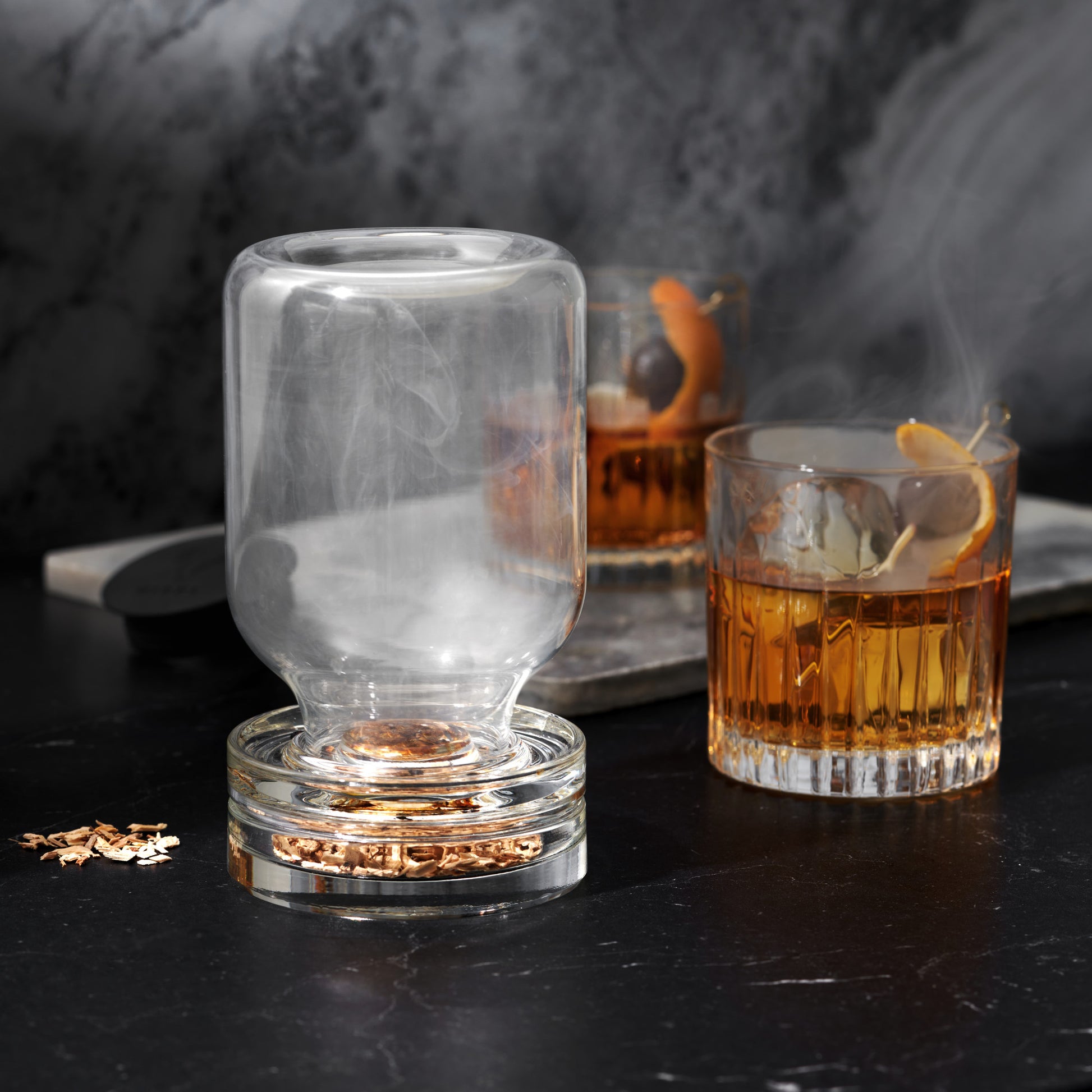 5 Piece Stacking Smoked Cocktail Kit Viski®