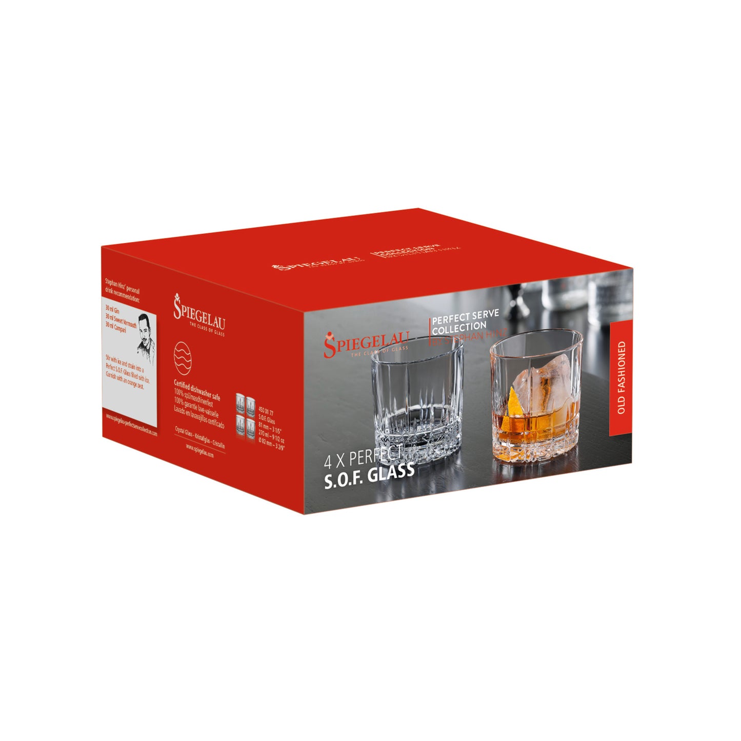 Spiegelau Perfect Serve SOF Glasses 9.5 oz, Set of 4 | Barsonist