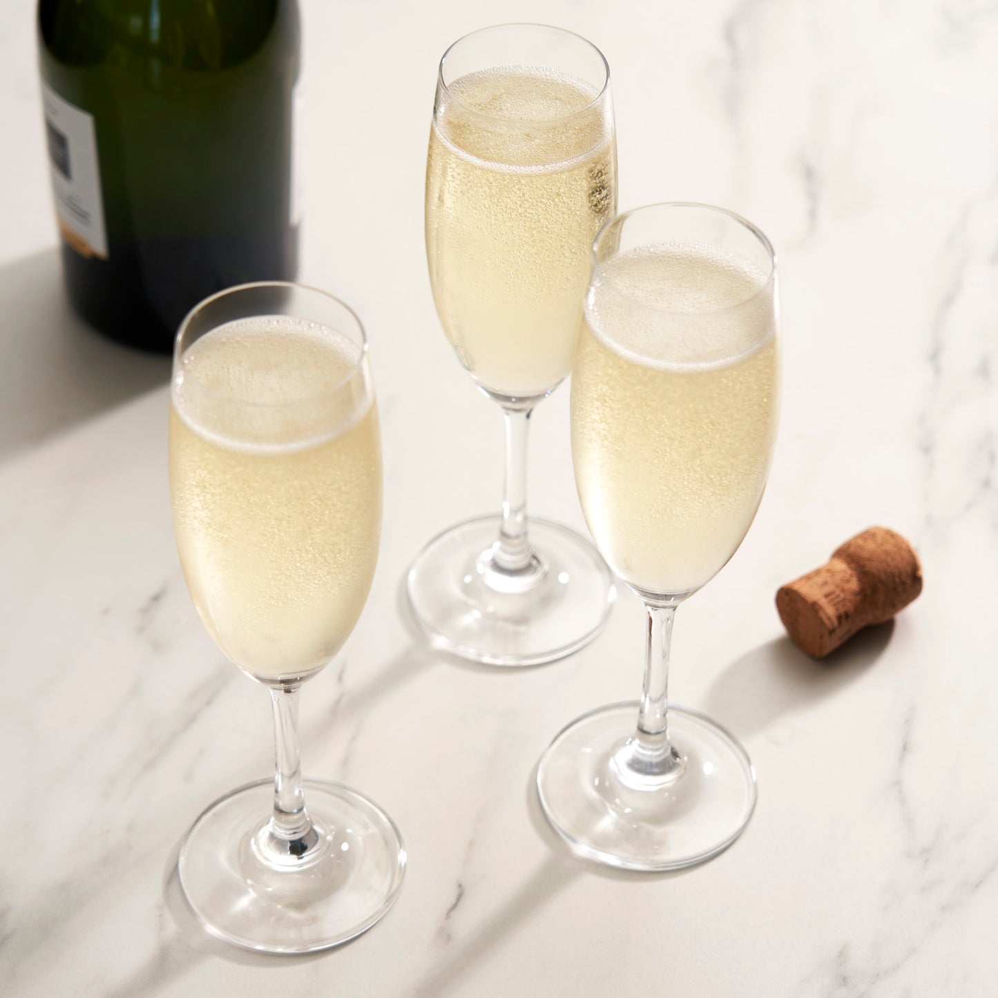 Cuvée Set of 4 Champagne Flutes by True