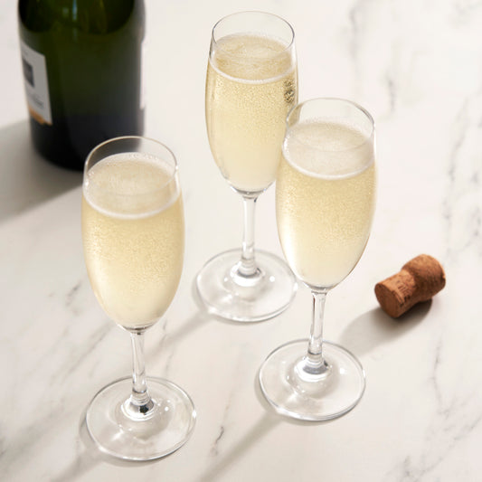 Cuvée Set of 4 Champagne Flutes by True