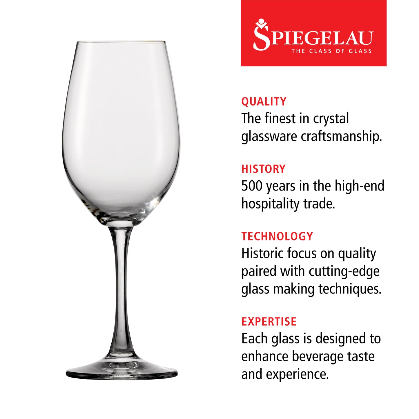 Spiegelau Wine Lovers 13.4 Oz White Wine Glasses (Set of 4)