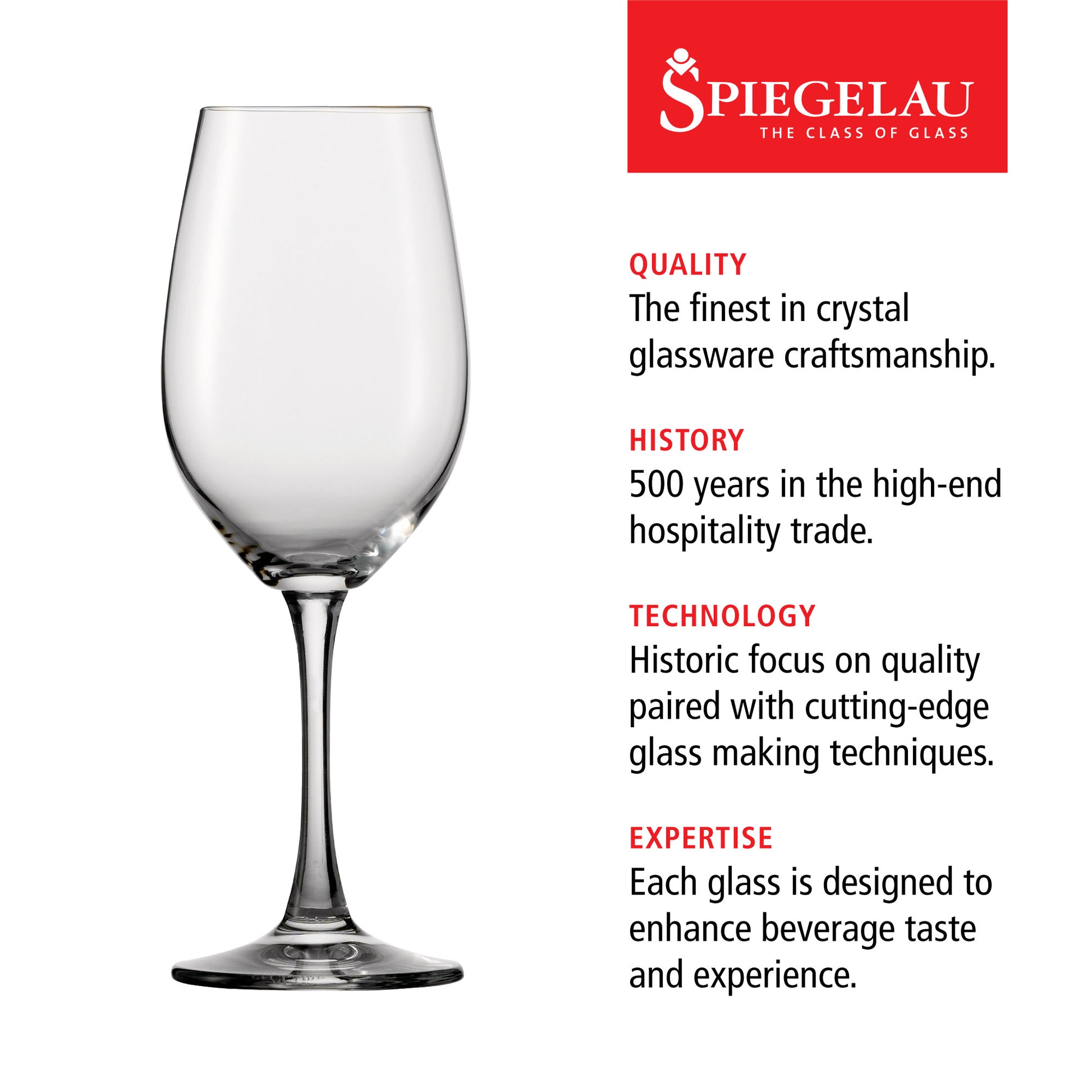 Spiegelau Wine Lovers 13.4 Oz White Wine Glasses (Set of 4)
